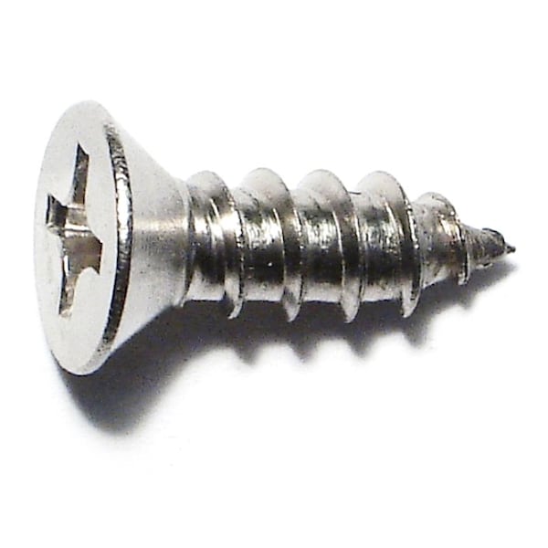 Midwest Fastener Sheet Metal Screw, #14 x 3/4 in, 18-8 Stainless Steel Flat Head Phillips Drive, 50 PK 53589 - main